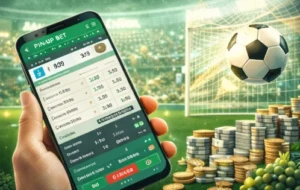 Aplicación móvil de Pin-Up Bet Guatemala mostrando cuotas en vivo y apuestas deportivas online en Guatemala